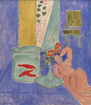 Henri Matisse Altın Balık Heykel Yağlı Boya Klasik Sanat Kanvas Tablo