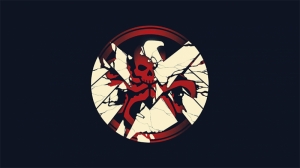 Hidra Logo Süper Kahramanlar Kanvas Tablo