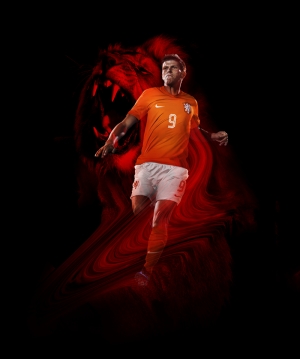 Huntelaar Hollandalı Futbolcu Spor Kanvas Tablo