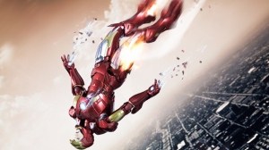 İron Man 3 Demir Adam Çizgi Film Süper Kahramanlar Kanvas Tablo