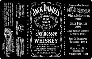 Jack Daniels Popüler Kültür Kanvas Tablo