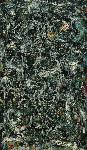 Jackson Pollock Özgür Tasarım 1 Yağlı Boya Klasik Sanat Canvas Tablo