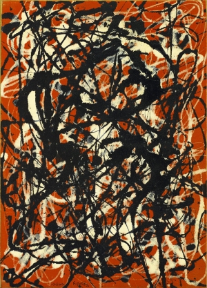 Jackson Pollock Özgür Tasarım Yağlı Boya Klasik Sanat Canvas Tablo
