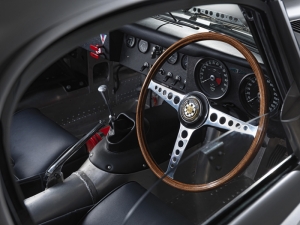 Jaguar Klasik Spor Otomobil İç Donanım Kanvas Tablo