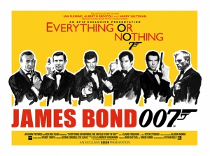 James Bond 007 Retro Afiş Kanvas Tablo