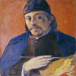 Kendi Portresi Paul Gauguin Reproduksiyon Kanvas Tablo