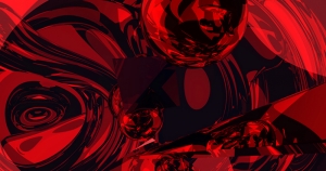 Kırmızı Abstract 2 Dijital ve Fantastik Kanvas Tablo