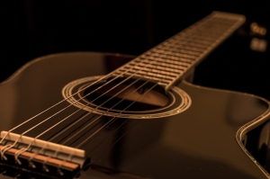 Klasik Gitar Fotoğraf Kanvas Tablo