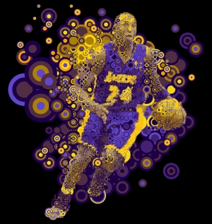 Kobe Byrant Los Angeles Lakers Basketbol Kanvas Tablo