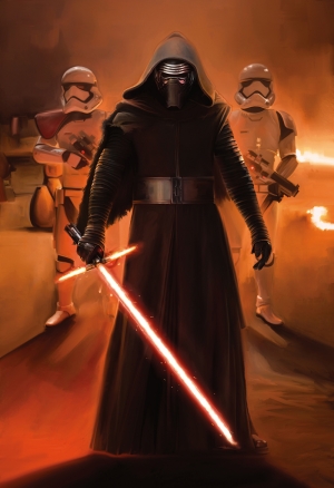 Kylo Ren Troopers Star Wars Kanvas Tablo