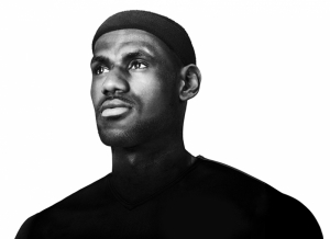 Lebron James Basketbol Siyah Beyaz Kanvas Tablo
