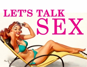 Lets Talk Sex Popüler Kültür Kanvas Tablo