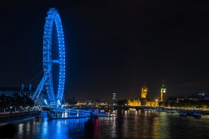 Londra Dönmedolap Dünyaca Ünlü Şehirler Kanvas Tablo