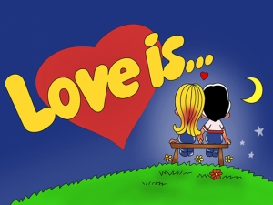 Love İs Sakız Aşk & Sevgi Kanvas Tablo