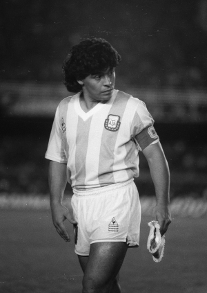 Maradona Nostalji Spor Kanvas Tablo