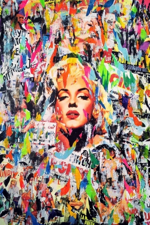 Marilyn Monroe Pop Art Kanvas Tablo