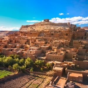Marrakech Manzarası Doğa Manzaraları Kanvas Tablo
