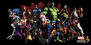Marvel vs Capcom Süper Kahramanlar Kanvas Tablo