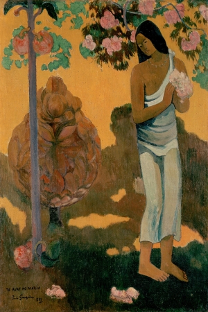 Mary In Ayı The Month Of Mary Paul Gauguin Reproduksiyon Kanvas Tablo