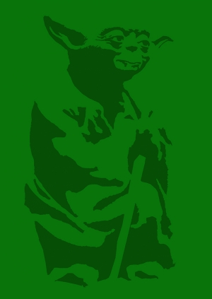 Master Yoda 3 Star Wars Kanvas Tablo