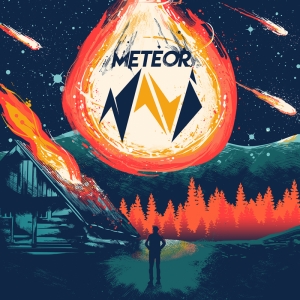 Meteor Art Work Popüler Kültür Kanvas Tablo