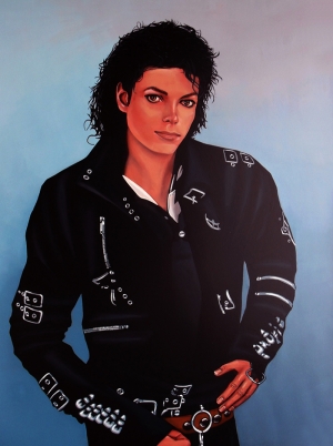 Michael Jackson Ünlü Yüzler Kanvas Tablo 5