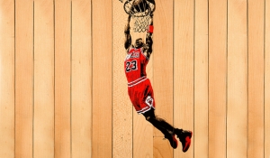 Michael Jordan Chicago Bulls-4 Kanvas Tablo