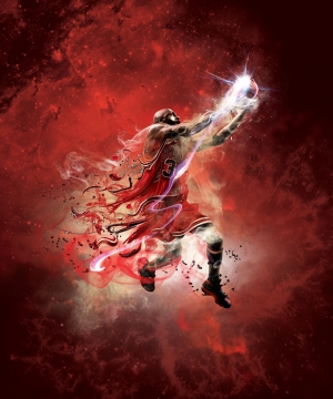 Michael Jordan Chicago Bulls-9 Kanvas Tablo