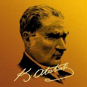 Mustafa Kemal Pop Atatürk Unique Kanvas Tablo 2