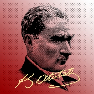 Mustafa Kemal Pop Atatürk Unique Kanvas Tablo