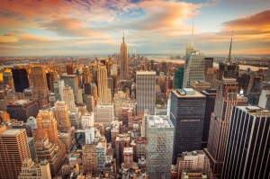 New York Dünyaca Ünlü Şehirler Kanvas Tablo