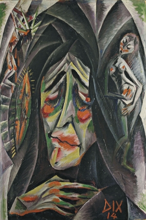 Otto Dix Rahibe Bagli Boya Klasik Sanat Kanvas Tablo