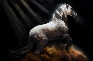 Özgür, Çılgın, Vahşi Atlar-10 Kanvas Tablo