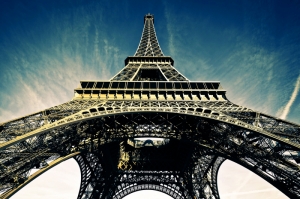 Paris Eyfel Kulesi Manzara-106 Dünyaca Ünlü Şehirler Kanvas Tablo