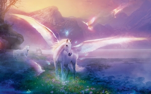 Pegasus Fantastik At Kanvas Tablo