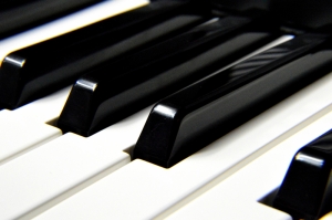 Piano 2 Siyah Beyaz Fotoğraf Kanvas Tablo