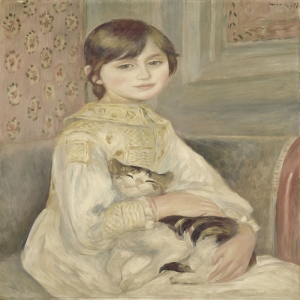 Pierre August Renoir, Julie Manet Klasik Sanat Kanvas Tablo