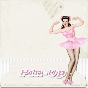 Pin Up Kızları 4 Retro & Motto Kanvas Tablo