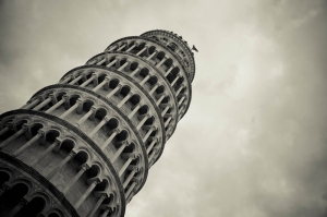 Pisa Kulesi Dünyaca Ünlü Şehirler Kanvas Tablo