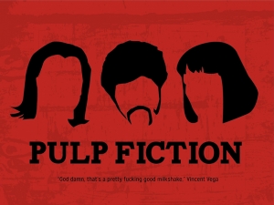 Pulp Fiction Popüler Kültür Kanvas Tablo