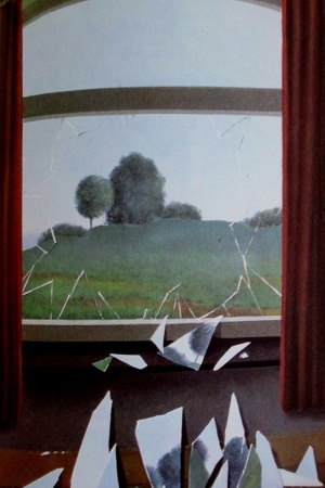 Rene Magritte, Belçika, Sürrealizim The Key To The Fields Klasik Sanat Kanvas Tablo