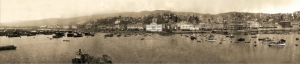 Retro 1910 Panaromik Kanvas Tablo