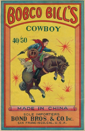 Retro Eski Poster Çocuk Rodeo Kovboy Kanvas Tablo