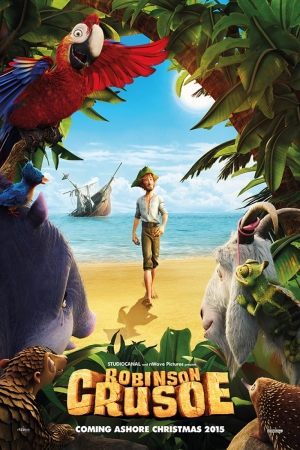 Robinson Crusoe-2 Film Afişi Sinema Kanvas Tablo