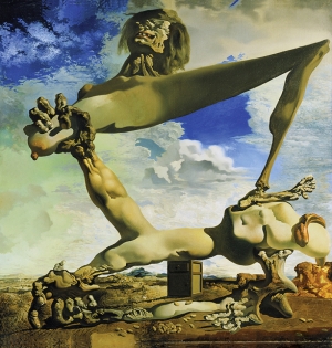 Salvador Dali Surrealizm Kompozisyon Yağlı Boya Sanat Kanvas Tablo