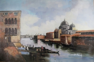 San Marco Venedik İtalya Dekoratif Deniz, Şehir Manzaraları 4
