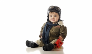 Sevimli Mini Pilot Bebek & Çocuk Dünyası Kanvas Tablo