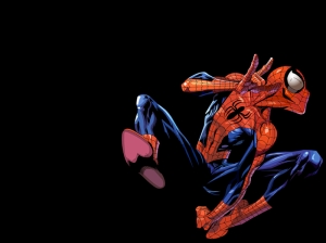 Spiderman Örümcek Adam Çizgi Film-2 Süper Kahramanlar Kanvas Tablo
