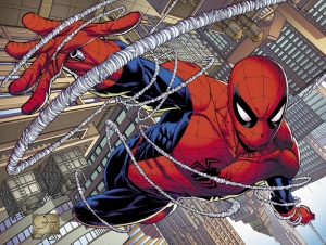 Spiderman Örümcek Adam Çizgi Film Süper Kahramanlar Kanvas Tablo
