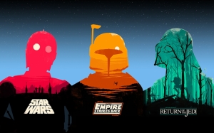 Star Wars İllustrasyon Kanvas Tablo